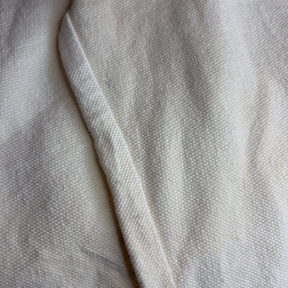 Vintage 90s Men's Lands' End Cotton Ivory Sweatshirt Pullover Made In USA Sz XL - Picture 9 of 12